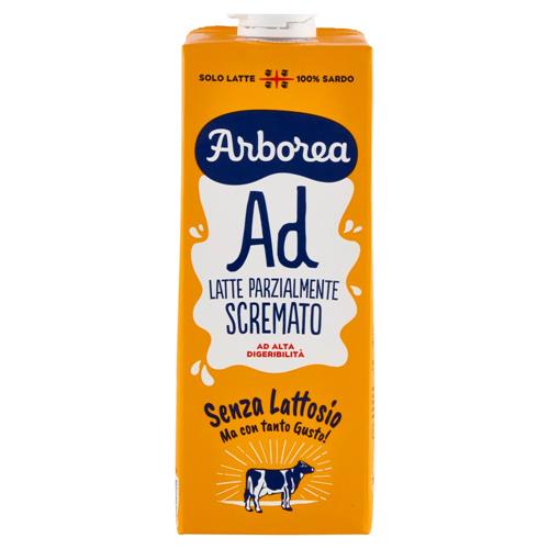Arborea Latte UHT Parzialmente Scremato Senza Lattosio 6 x 1 L