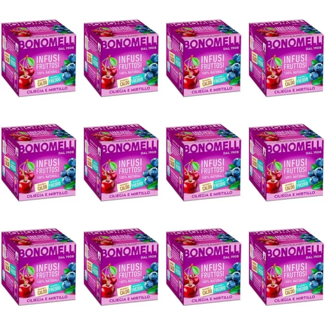 Bonomelli Infuso Ciliegia/Mirtillo 12 filtri
