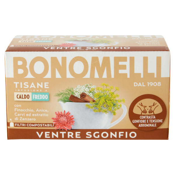 Bonomelli Tisana Ventre Sgonfio 16 filtri