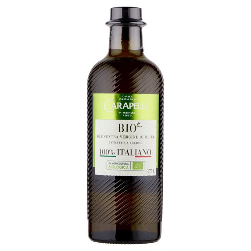 Carapelli Olio Extra Vergine Bio 100% Italiano 75 cl