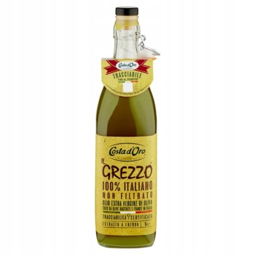 Costa d'Oro Olio Extra Vergine Grezzo Italia 1 L