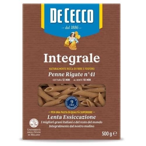 De Cecco Penne Rigate Integrali 500 g