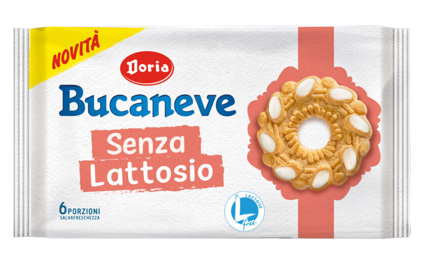 Doria Biscotti Bucaneve Senza Lattosio 265 g