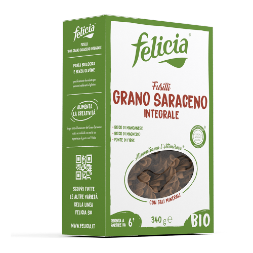 Felicia Grano Saraceno Fusilli Bio 340 g