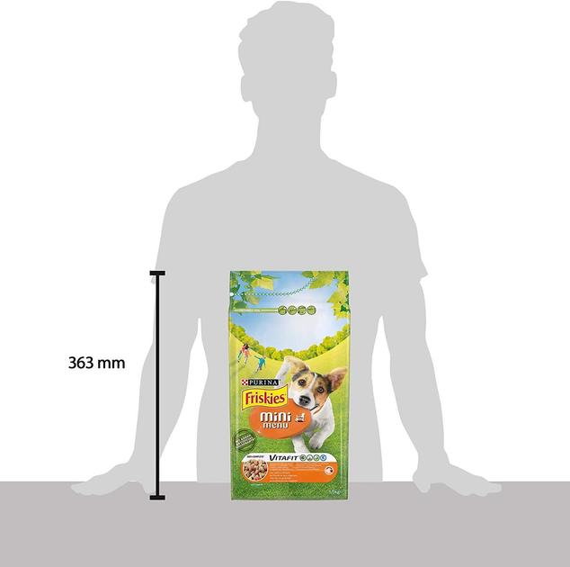 Friskies Mini-Menu Cane Pollo Tacchino Verdure 1,5 kg