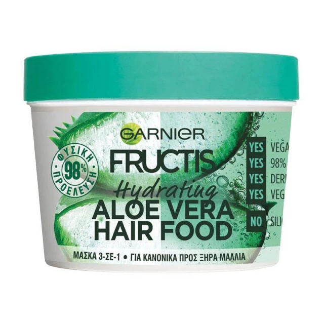 Fructis Hair Food Maschera Aloe 390 ml