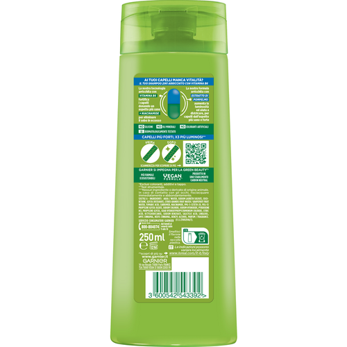Fructis Shampoo Forti Brillanti 2 in 1 250 ml