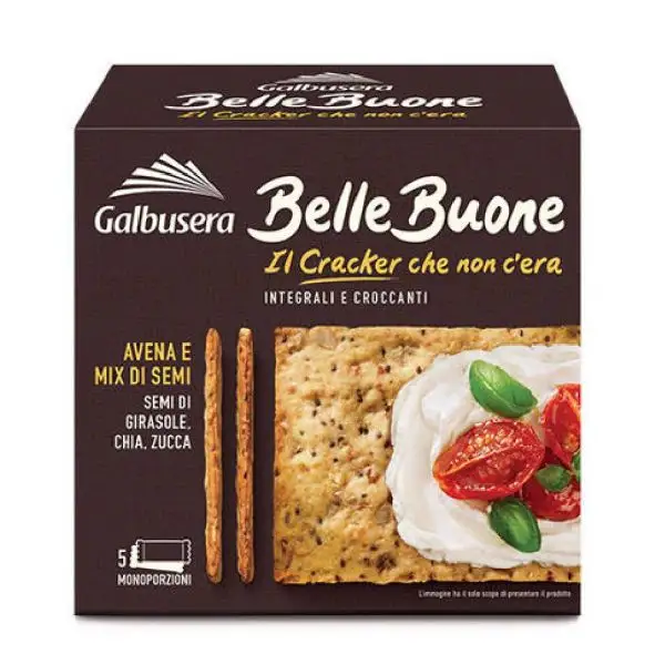 Galbusera Cracker Buoni e Bene Avena Mix Semi 200 g