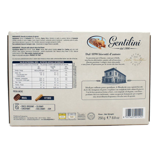 Gentilini Biscotti Margherite 250 g
