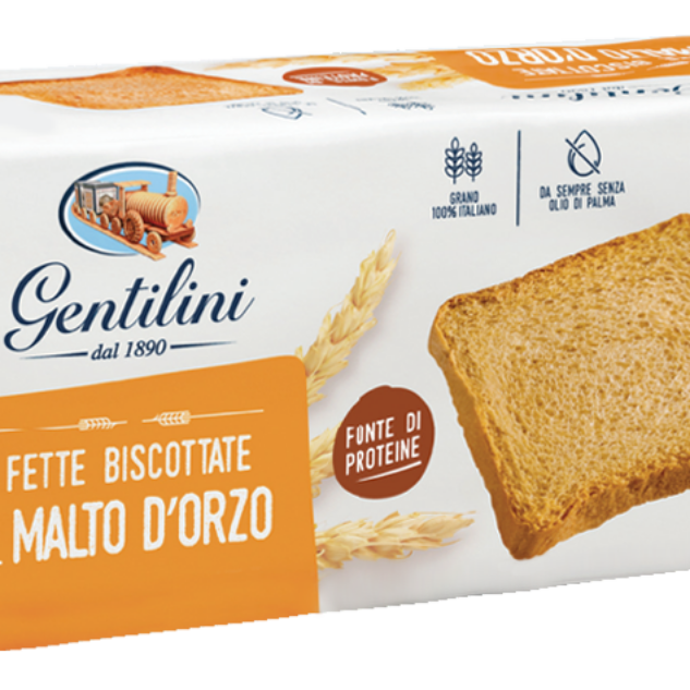 Gentilini Fette Biscottate Malto Orzo 185 g