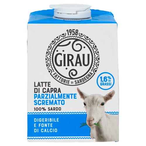 Girau Latte di Capra UHT Parzialmente Scremato 1 L