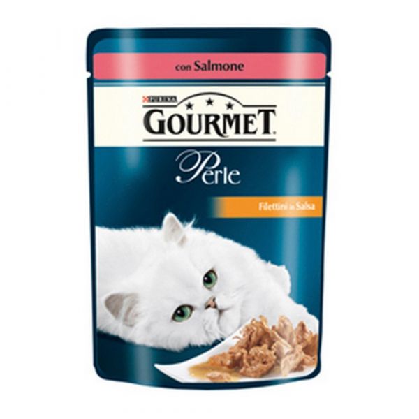 Gourmet Perle Filettini Salmone 85 g