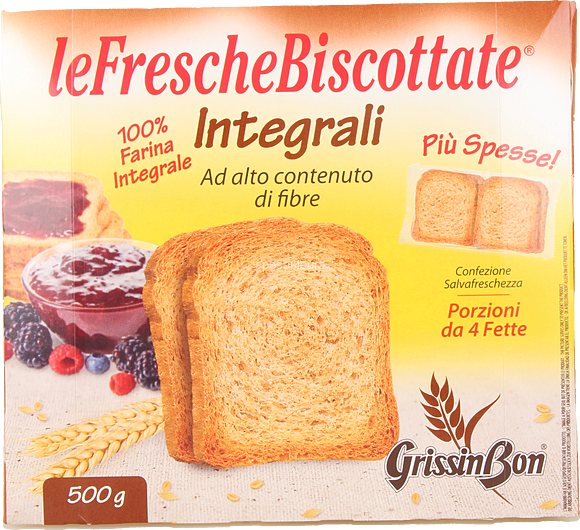 Grissinbon Fette Biscottate Integrali x56 500 g