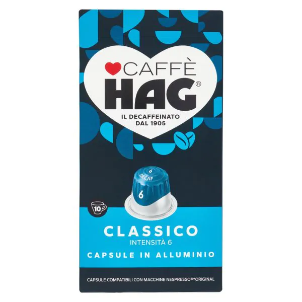 Hag Capsule Espresso Decaffeinato Classico x10