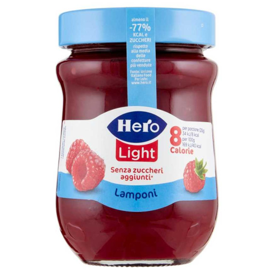 Hero Astuccio Light Fragole 4 x 20 g