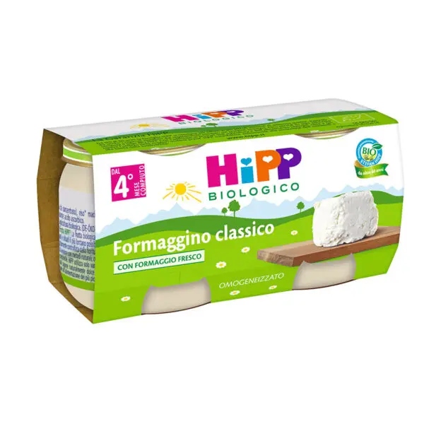Hipp Omogeneizzato Bio Formaggino 2 x 80 g