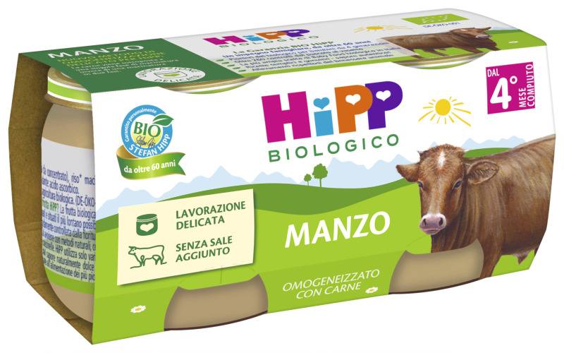 Hipp Omogeneizzato Bio Manzo Lavanda Delicata 2 x 80 g