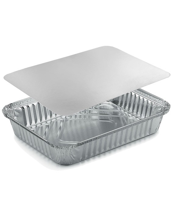Ideal Vaschetta con Coperchio 2 Porzioni x 10 pz