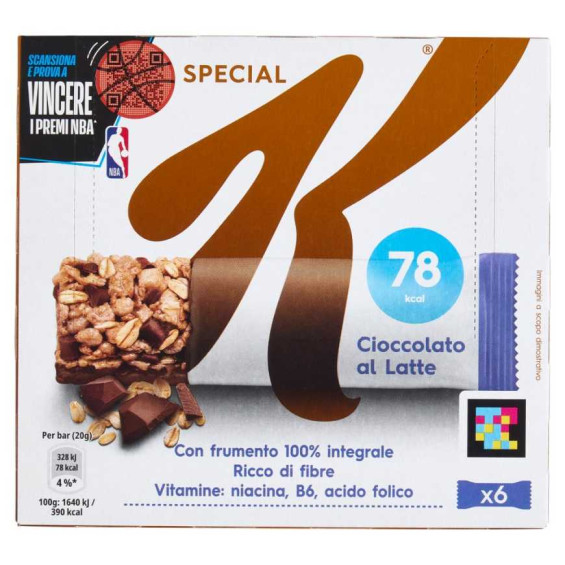 Kellogg's Barretta Special K Cioccolato 129 g
