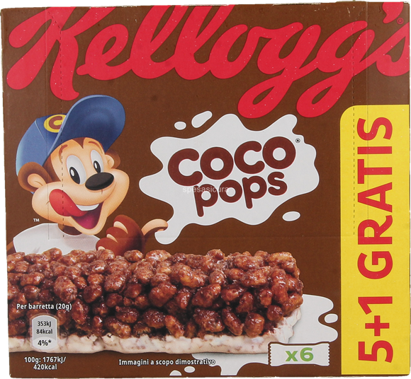 Kellogg's Barrette Coco Pops 6 x 20 g