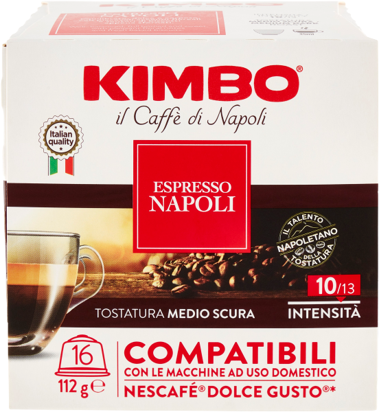 Kimbo Capsule Compatibili Dolce Gusto Napoli x 16