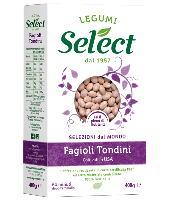 La Fiammante Fagioli Borlotti Vetro 540 g/400 g