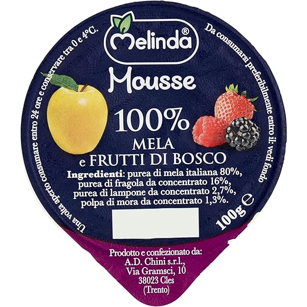 Melinda Mousse Mele e Fragole 100 g