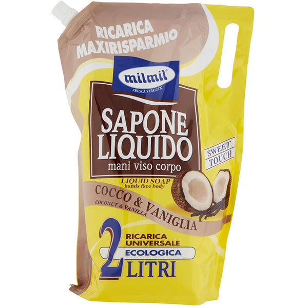 Mil Mil Sapone Liquido Busta Cocco 2 L