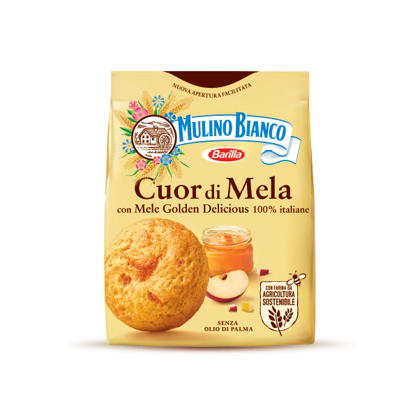 Mulino Bianco Biscotti Cuor di Mela 300 g