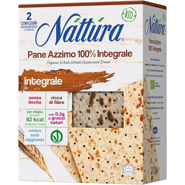 Nattura Pane Azzimo Morbido Bio 220 g