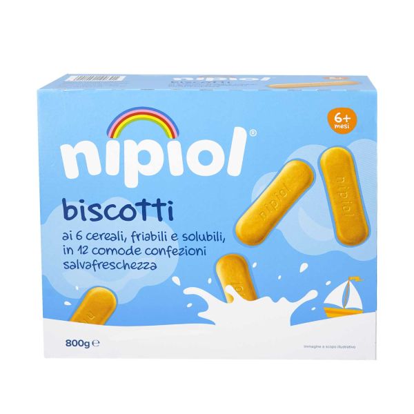 Nipiol Biscotti 6 Cereali 800 g