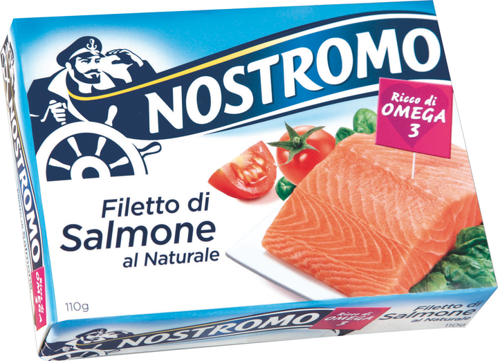 Nostromo Filetti di Salmone Naturale 110/77 g