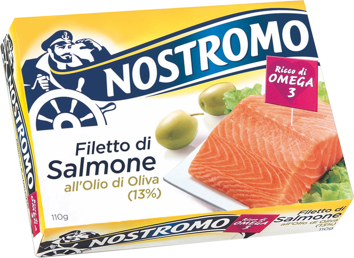 Nostromo Filetti di Salmone Olio d'Oliva 110/77 g