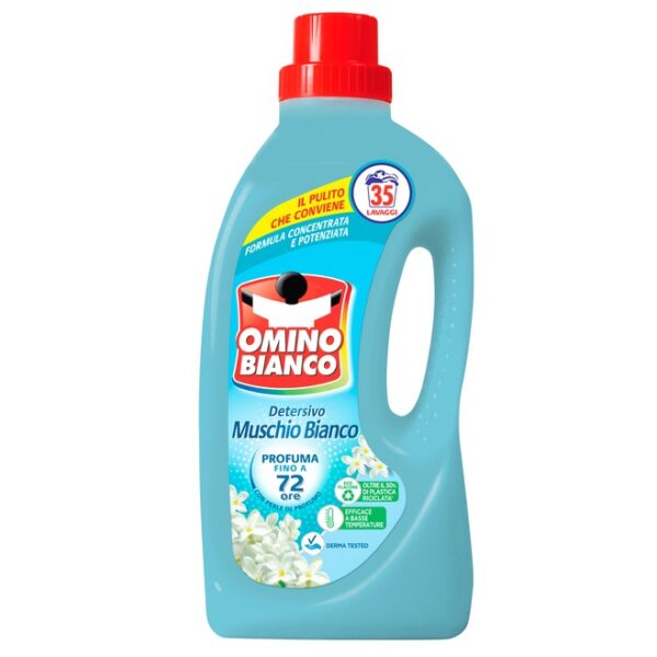 Omino Bianco Detersivo Liquido Muschio Bianco 35 Lavaggi 1,4 L