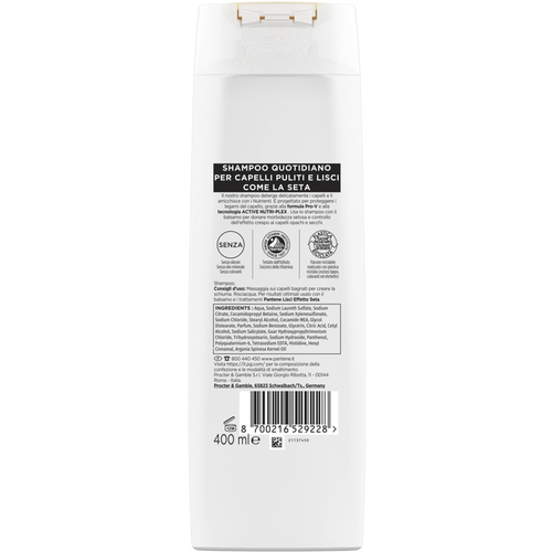 Pantene Shampoo Lisci & Setosi 400 ml