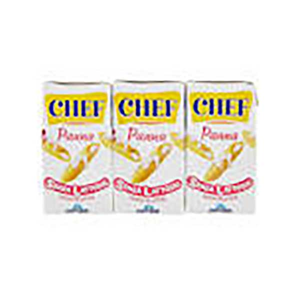 Parmalat Panna Chef Senza Lattosio 3 x 125 ml
