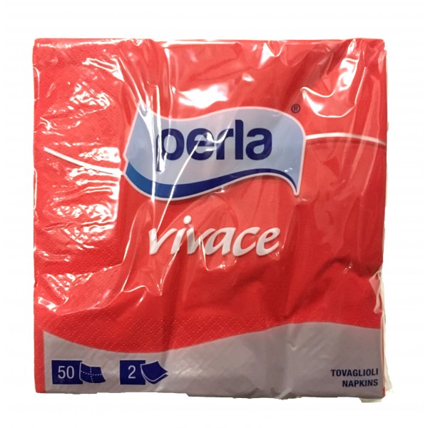 Perla 100 Tovaglioli Allegro 2 Veli 33x33 cm