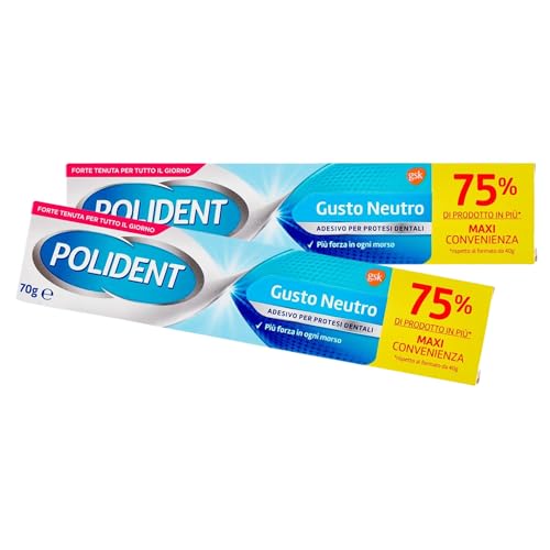 Polident Crema Adesiva Gusto Neutro 70 g