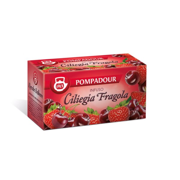 Pompadour Infuso Ciliegia Fragola 20 Filtri 60 g