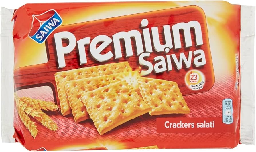 Saiwa Premium Crackers Non Salati 315 g