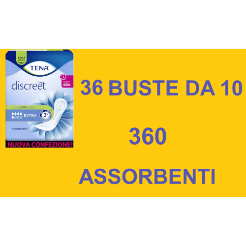 Tena Lady Assorbenti Discreet Extra x 10