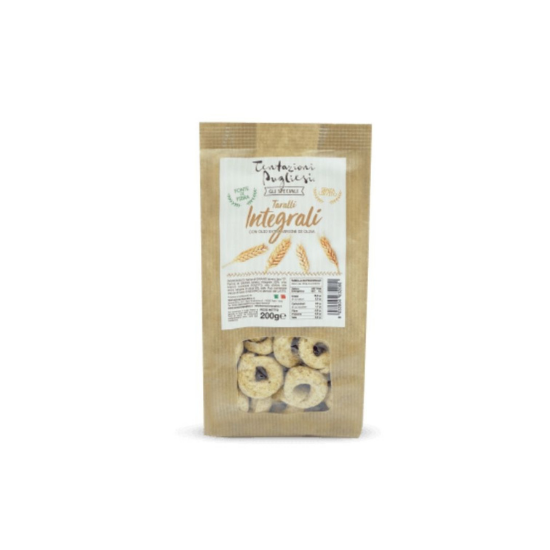 Tentazioni Pugliesi Taralli Integrali 200 g