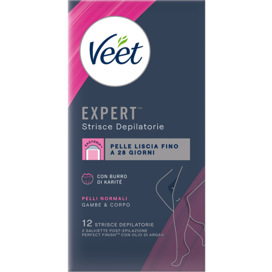 Veet Expert Strisce Depilatorie Corpo x 12