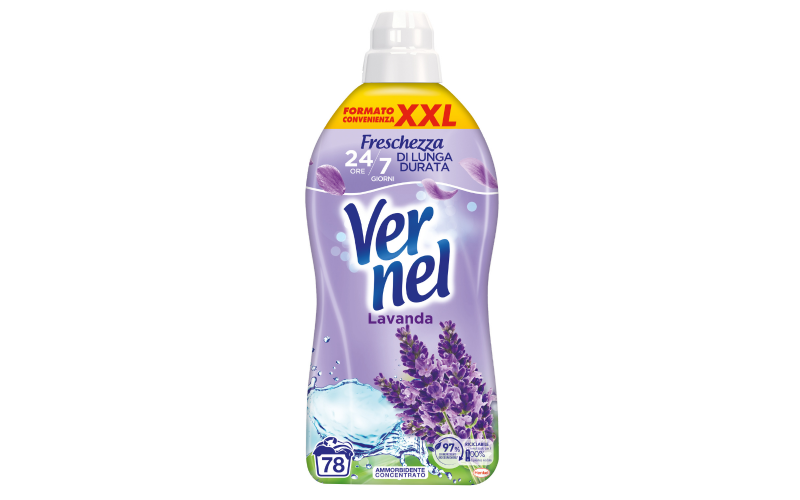 Vernel Ammorbidente Concentrato Lavanda 1,95 L