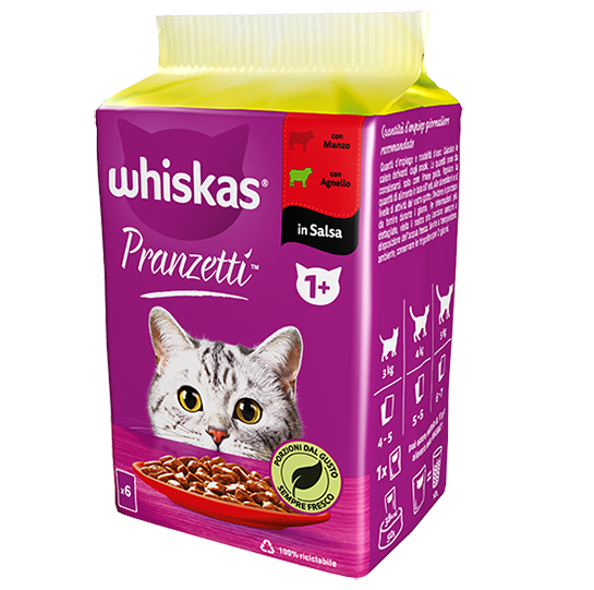 Whiskas Pranzetti Carni Miste 6 x 50 g